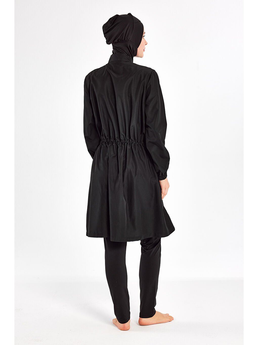 Tam Kapalı Tesettür Mayo Ever 1402 Siyah-3