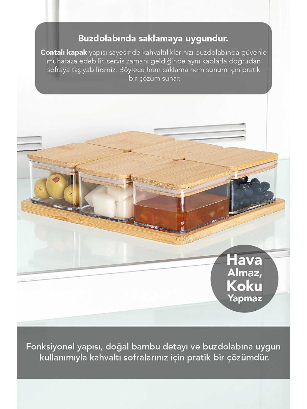 Bej TEPSİLİ-KARE-6 MİNİ-BAMBU-KAHVALTILIK-2