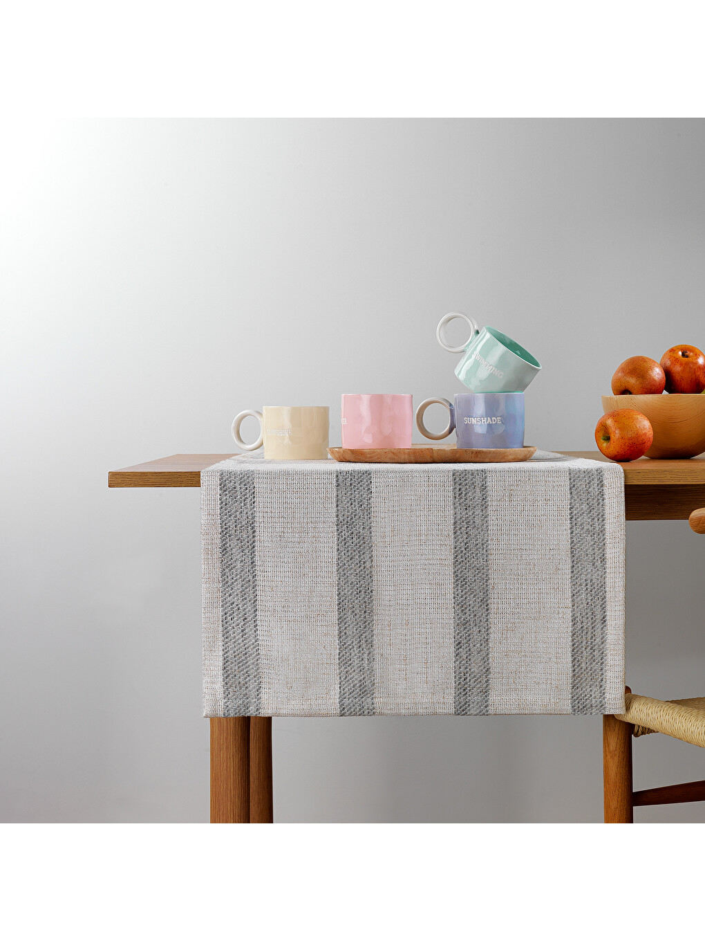 Home Rina Runner 50x150 Cm 1 Parça-gri