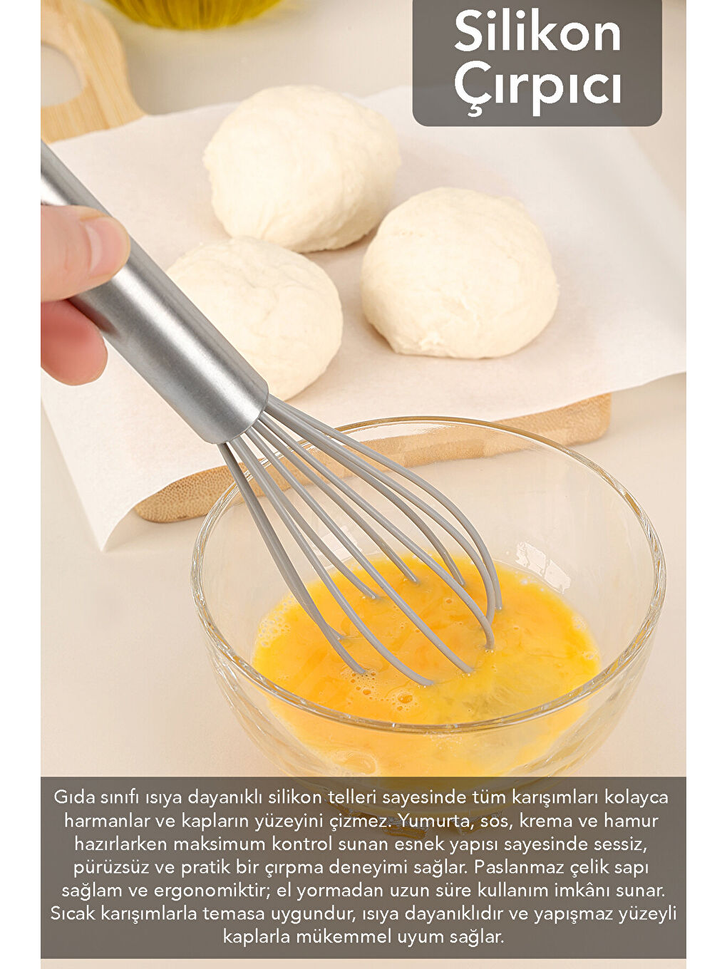 Karışık 3 Parça Silikon Spatula Seti-1