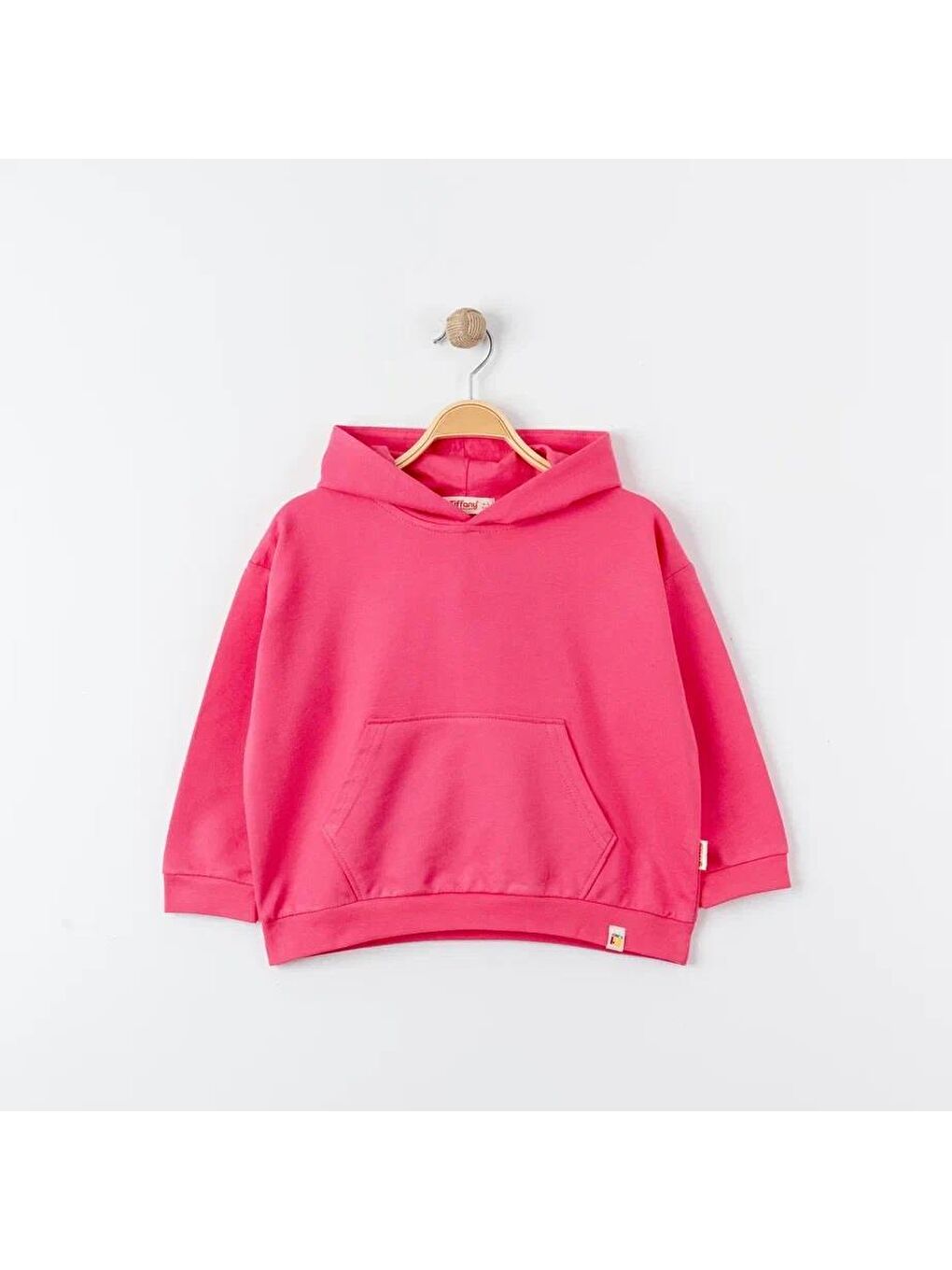 Fuşya Oversıze Eşofman Theme Kapüşonlu Sweatshırt