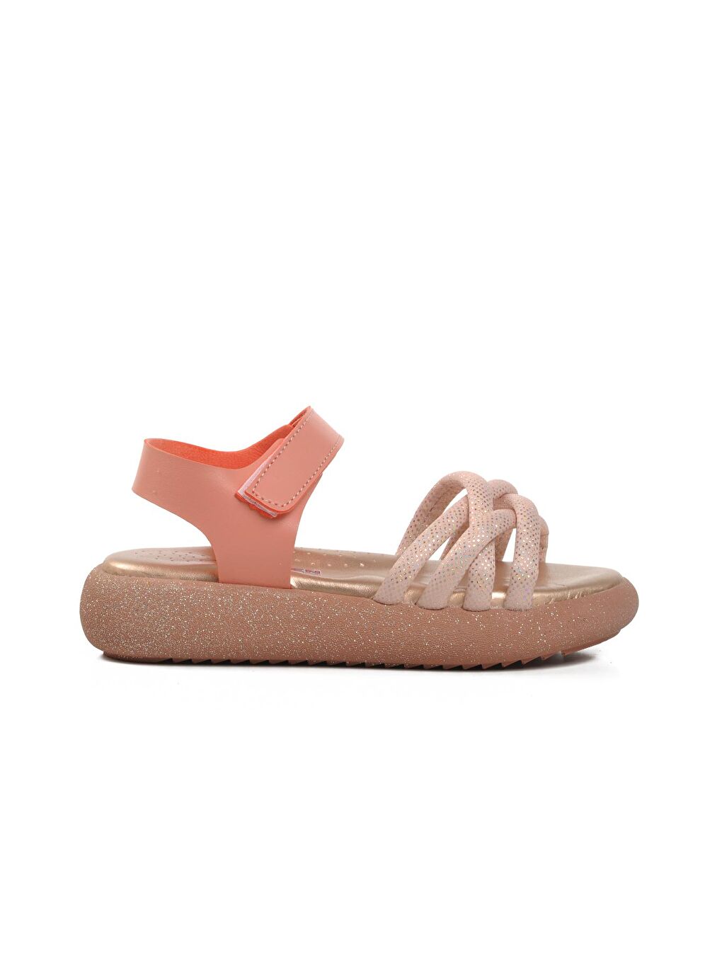 Pembe Pudra Kız Çocuk Sandalet 24-401-F