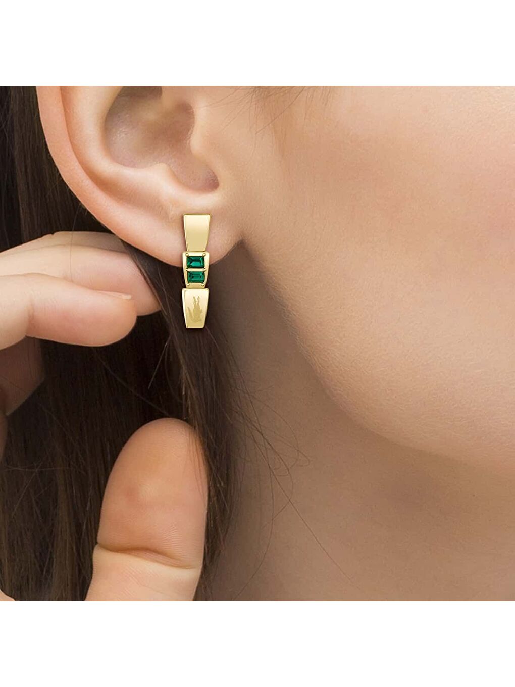 Sarı LACJ2040584 Kadın Küpe-3