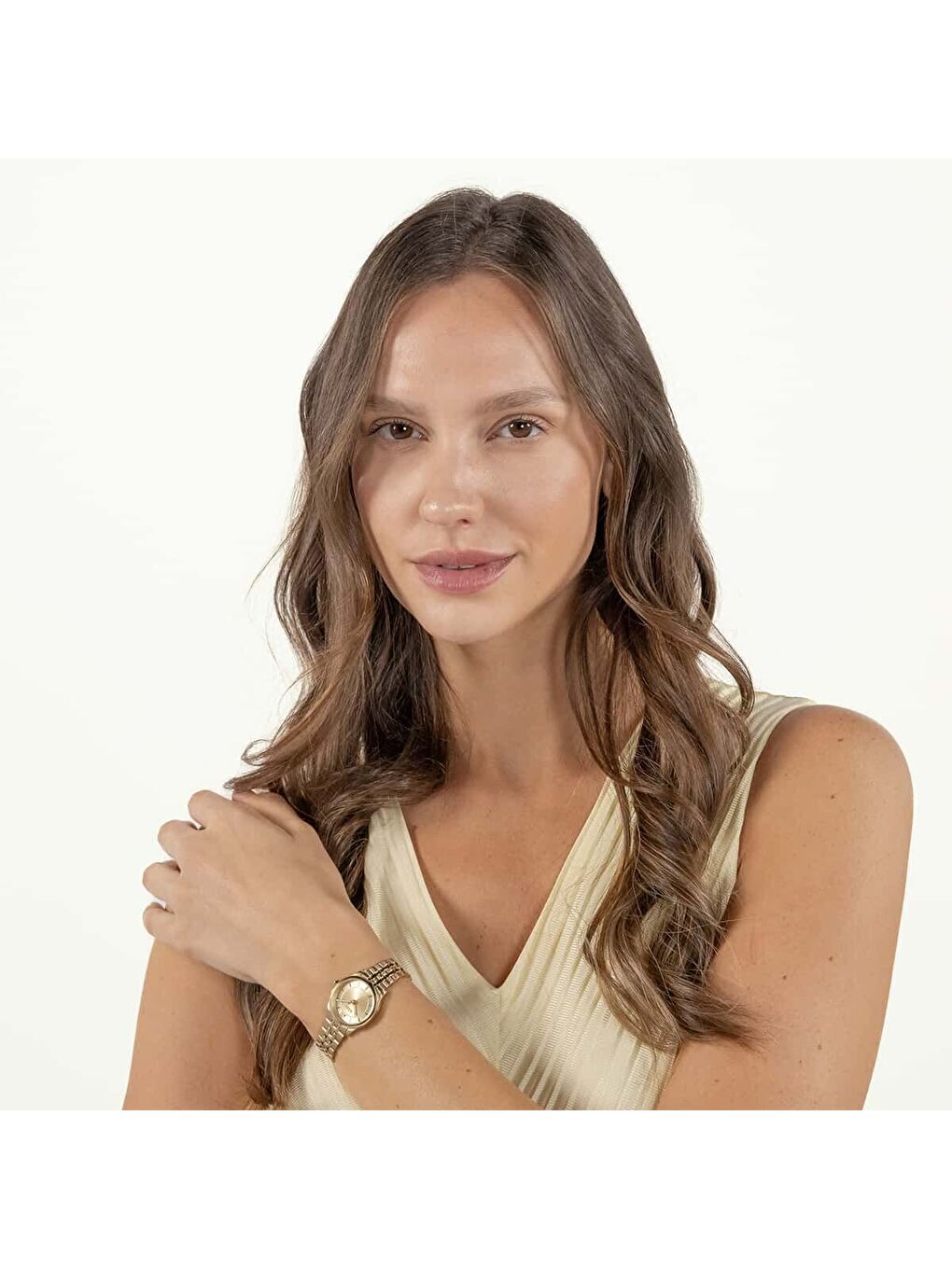 Sarı HB1502843 Kadın Kol Saati-3