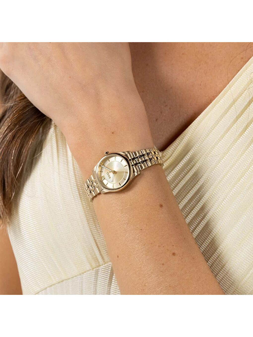 Sarı HB1502843 Kadın Kol Saati-4