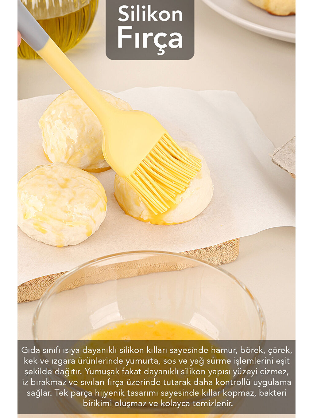 Karışık 5 Parça Silikon Yemek Hazırlık Seti-5