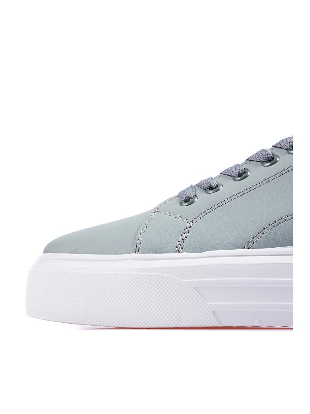 Yeşil Çağla Bağcıklı Yüksek Taban Suni Deri Erkek Spor Ayakkabı - 89111-3