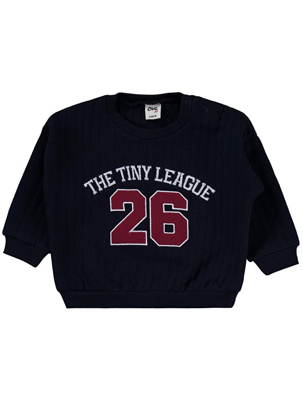 Lacivert Baby The Tıny League Nakışlı 6-18 Ay Takım-1