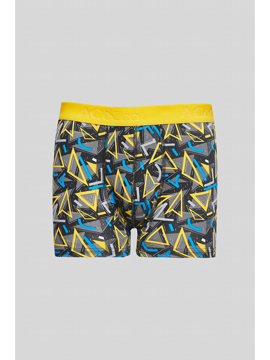 Erkek Siyah-Sarı 3'lü Boxer Paketi-1