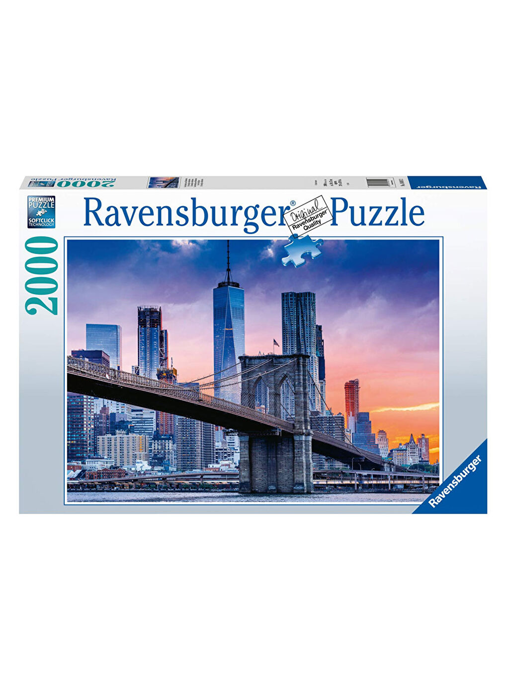 Ravensburger Renksiz 2000 Parça Puzzle Brooklyn 60112 - 1