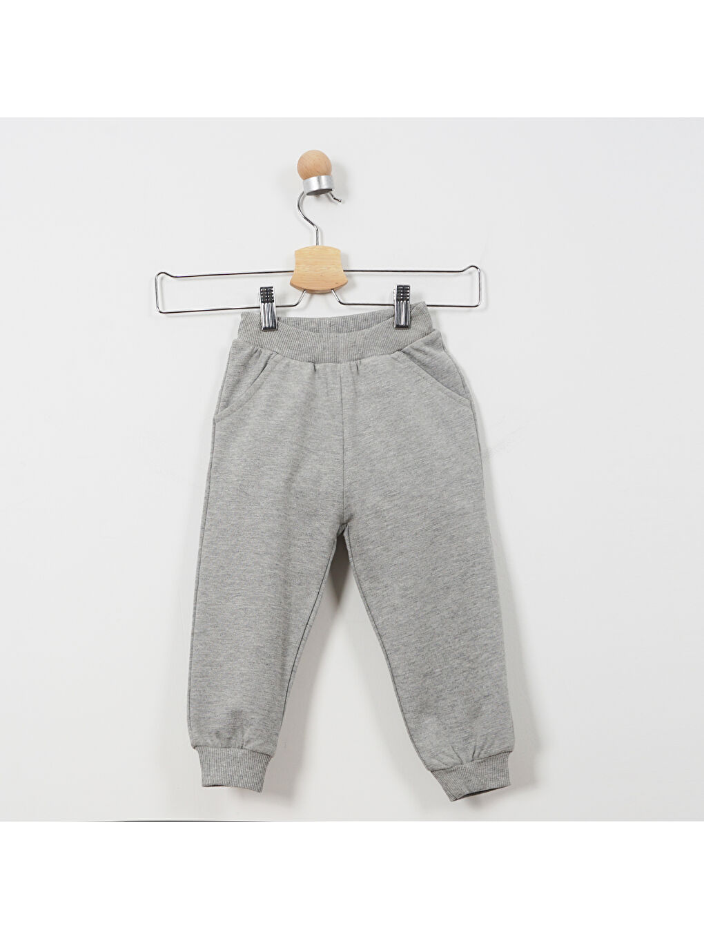 Gri Unisex Çocuk Basic Eşofman Altı