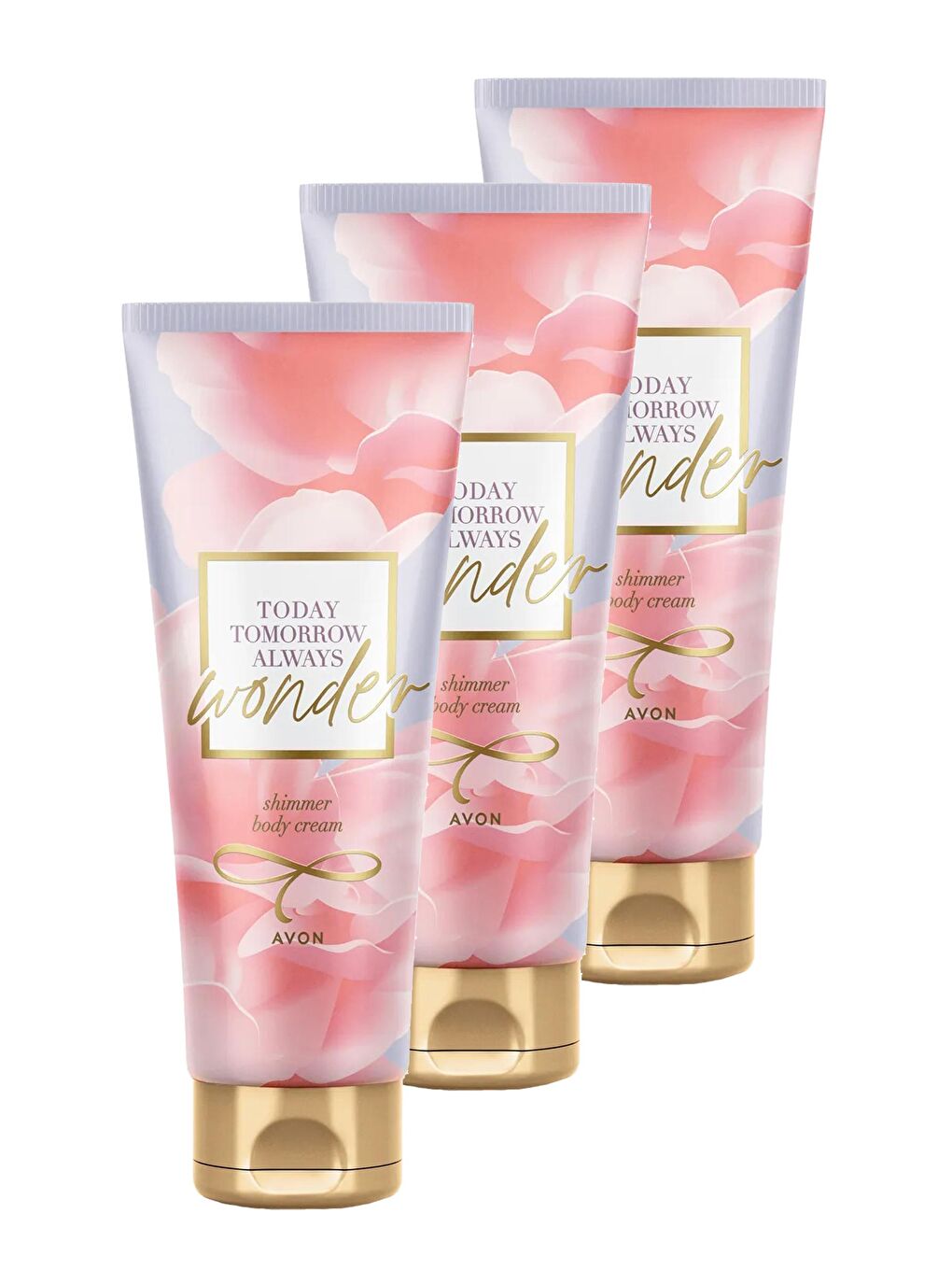 AVON Renksiz TTA Wonder Body Lotion 125 Ml. Üçlü Set