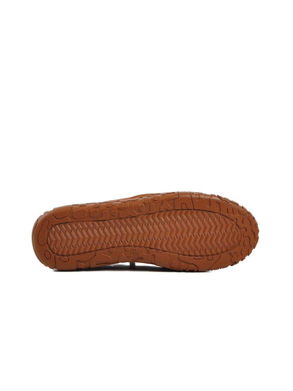 Kahverengi Taba Süet Hakiki Deri Kadın Casual Ayakkabı 1049-1 Z-4