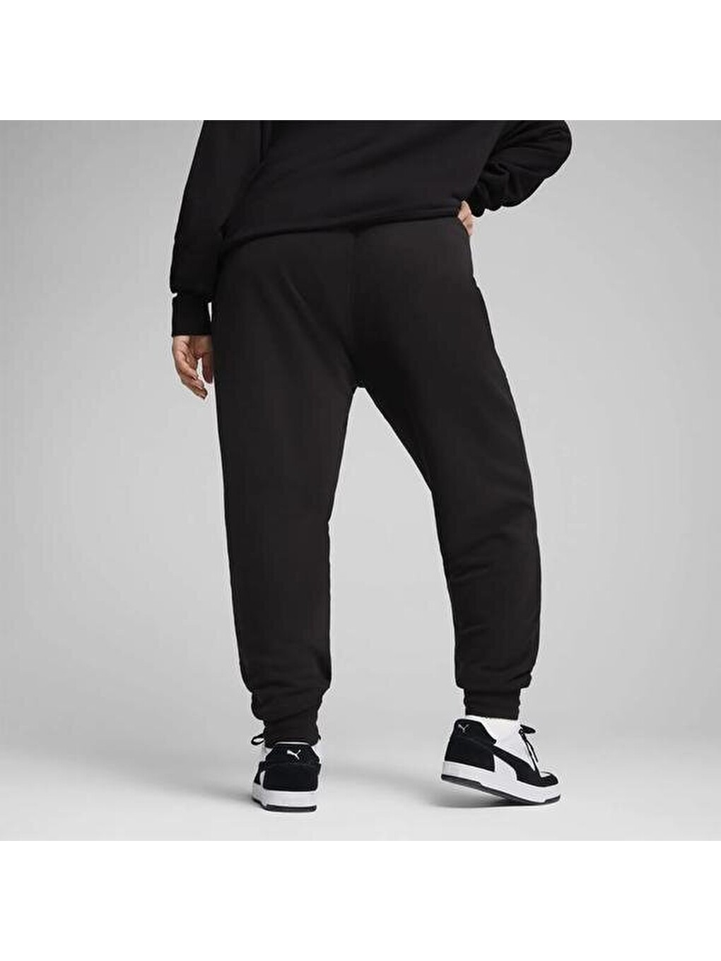 Essentials No.1 Logo Kadın Siyah Eşofman Altı-1