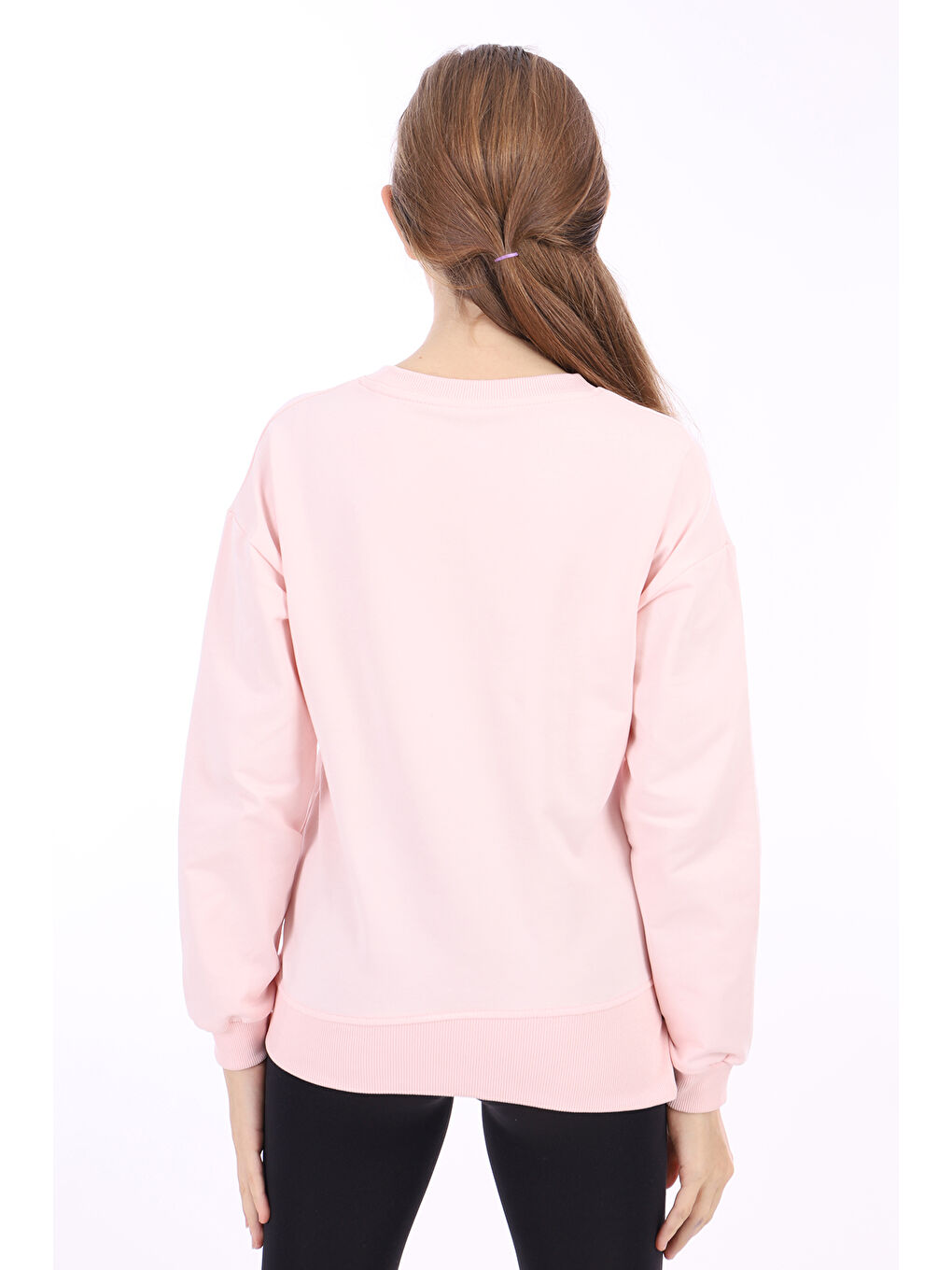 Toontoykids Pembe Kız Çocuk Baskılı Sweatshirt - 1