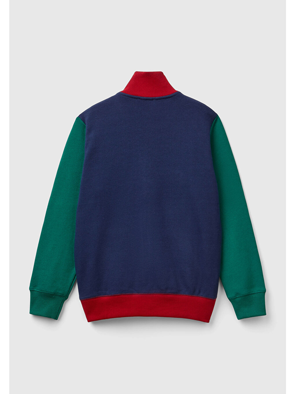 United Colors Of Benetton Lacivert Erkek Çocuk Lacivert Mix Logolu Sweatshirt - 1