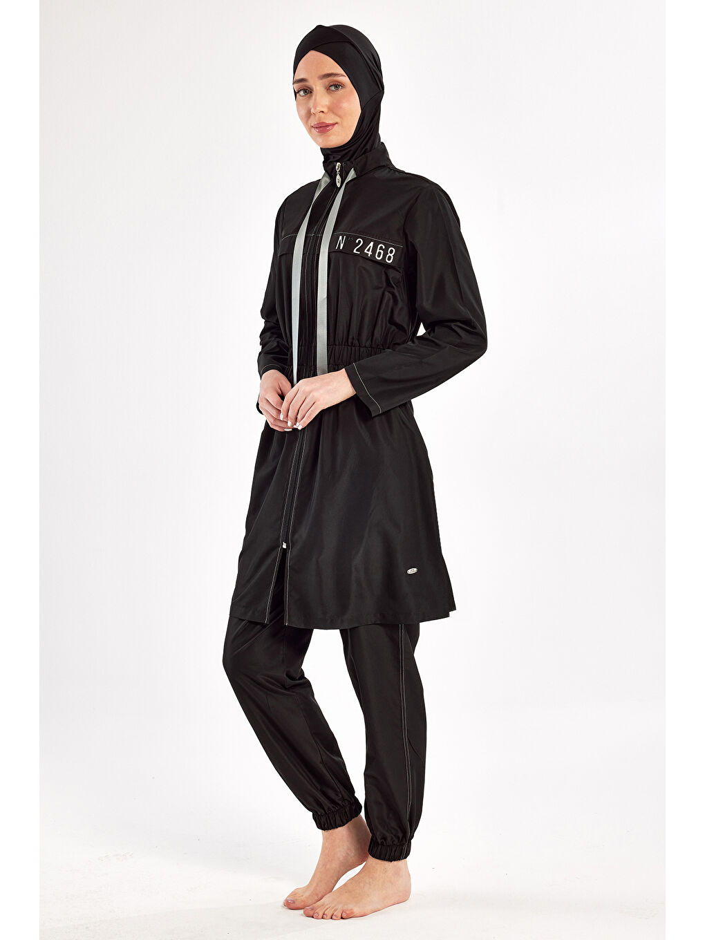 Tam Kapalı Tesettür Mayo 1503 Siyah04-1