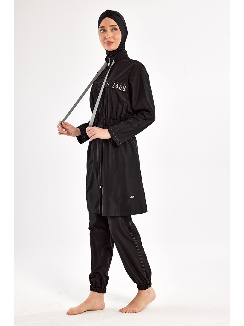 Tam Kapalı Tesettür Mayo 1503 Siyah04-2