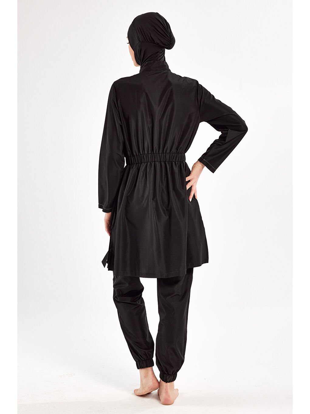 Tam Kapalı Tesettür Mayo 1503 Siyah04-3
