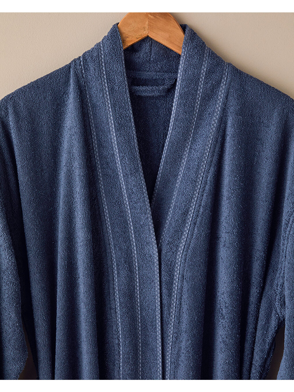 Soft Pamuklu Bornoz Antrasit-1