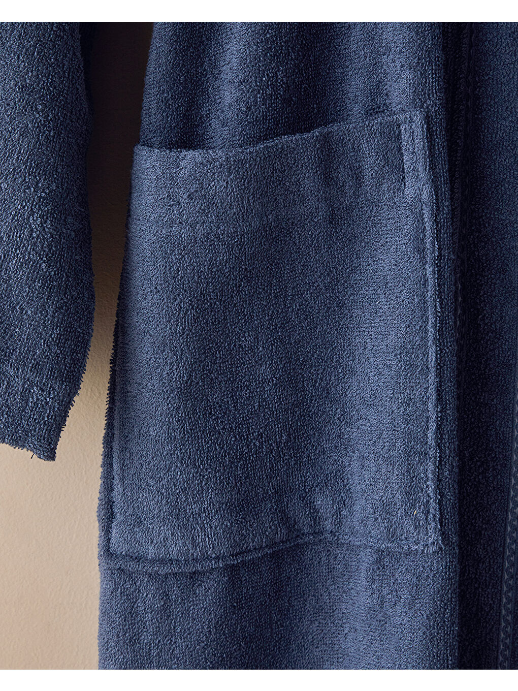 Soft Pamuklu Bornoz Antrasit-2