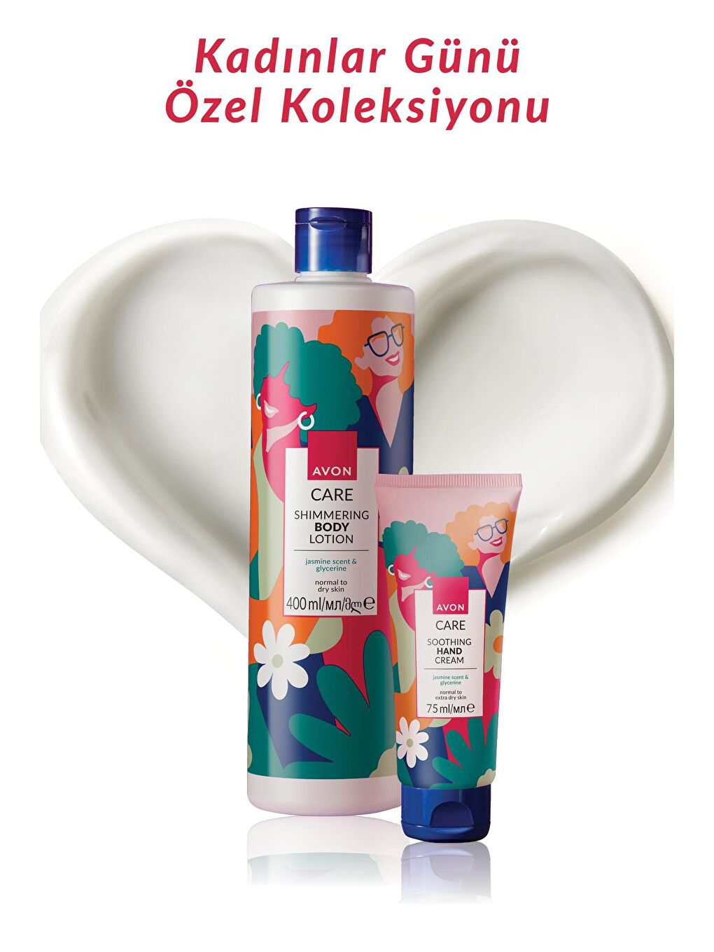 AVON Renksiz Care Shimmering Gliserin İçeren Yasemin Kokulu Vücut Losyonu 400 Ml. İkili Set - 4