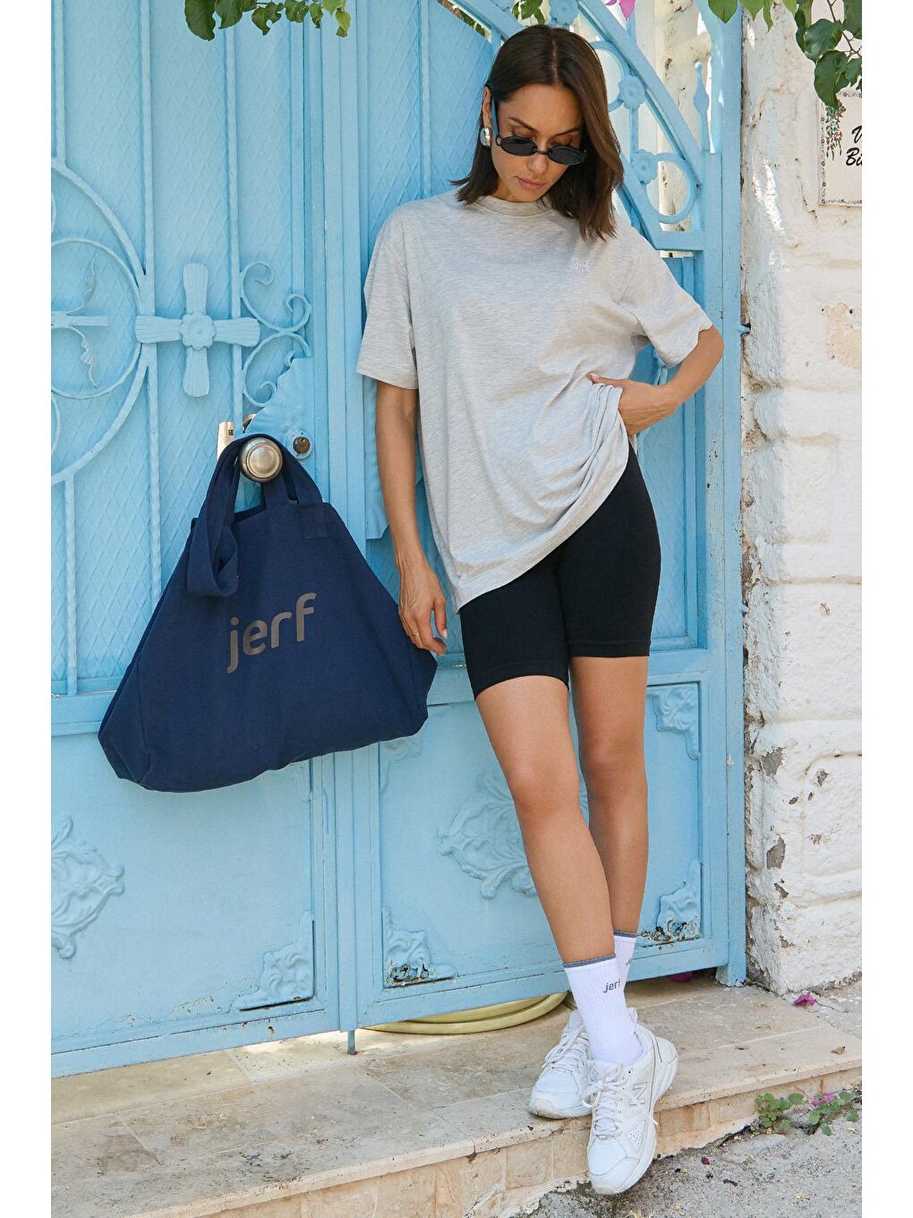 Gri Üst Giyim, T-shirt, Aura-4