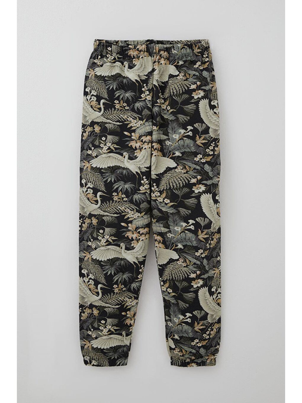 Kız Çocuk Pijama Takımı Orman Temalı Leylek Desenli Karışık Renk (4-8 Yaş)-2