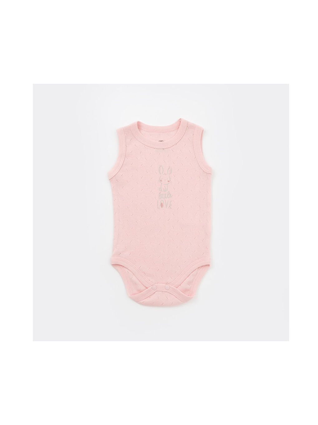 BIBABY Little Rabbit Love Atlet Body Pembe