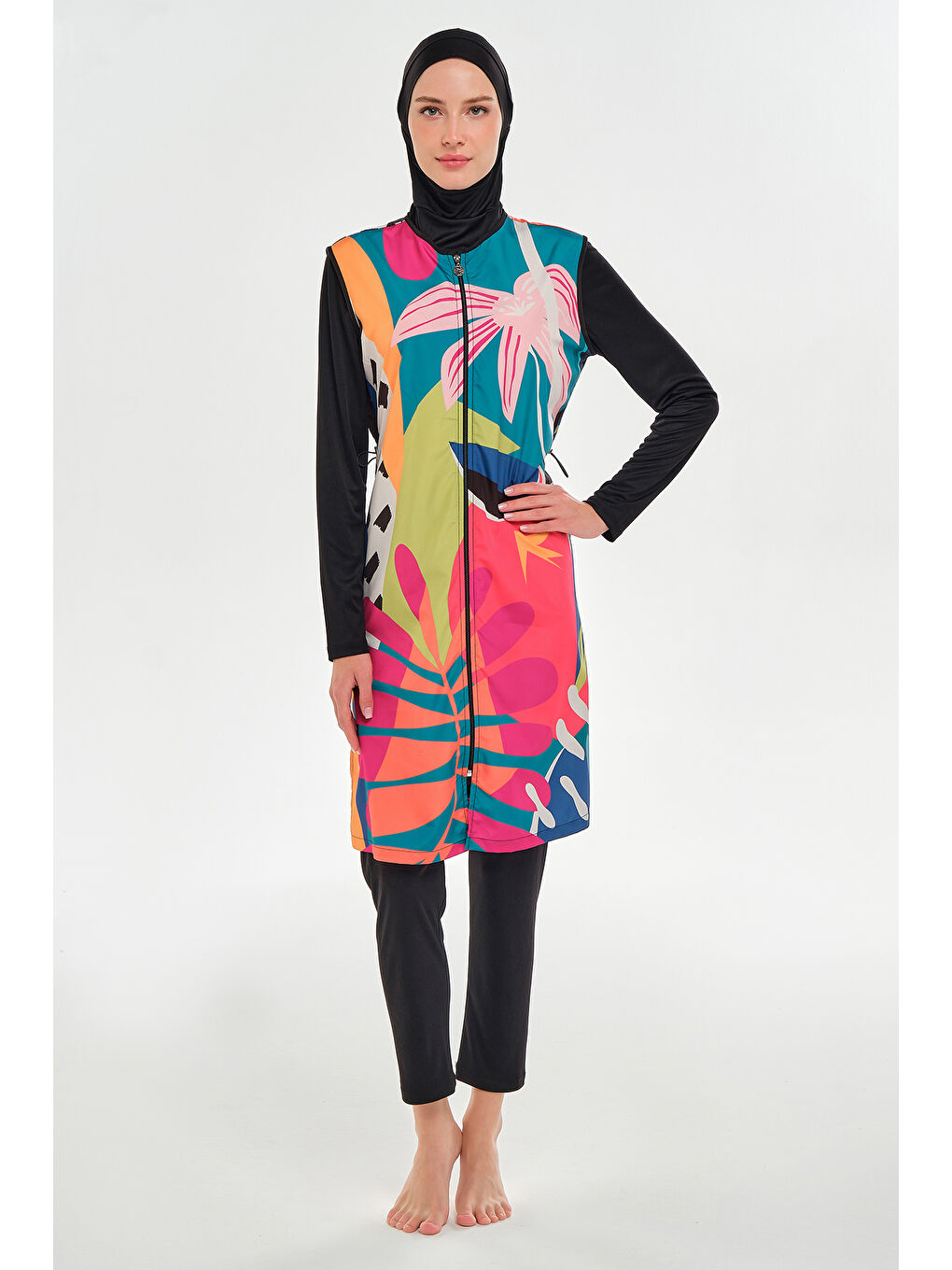 Tam Kapalı Tesettür Mayo 3307 Siyah-1