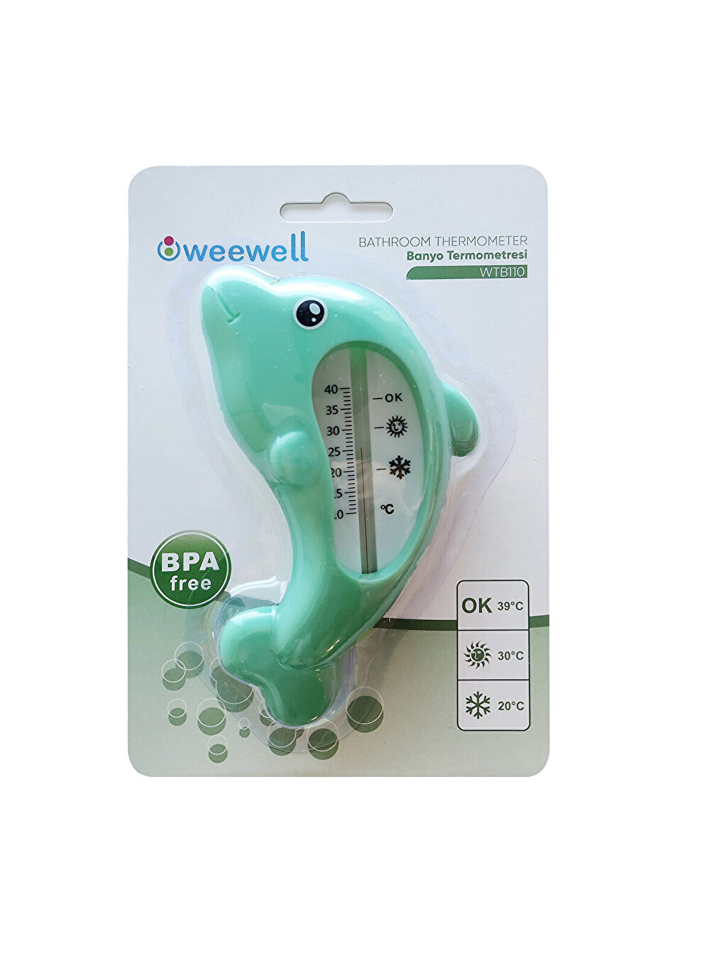 WTB110 Banyo Termometresi (Yeşil)-1