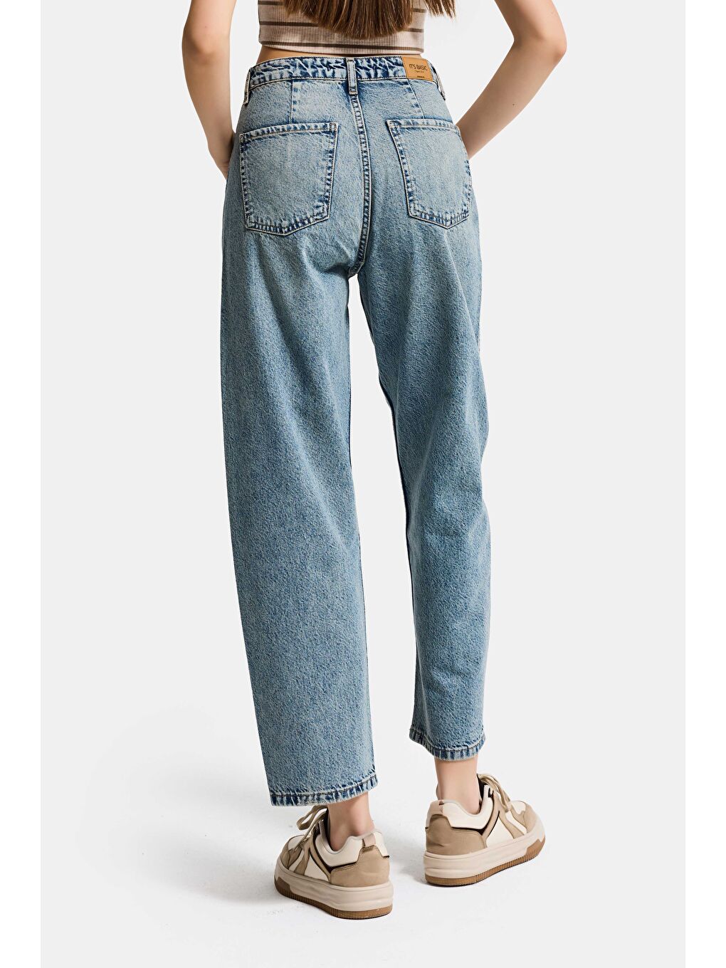 Mavi Kadın Jean Rengi 4s6-32 Relax Fit %100 Pamuk Denim Jean-2