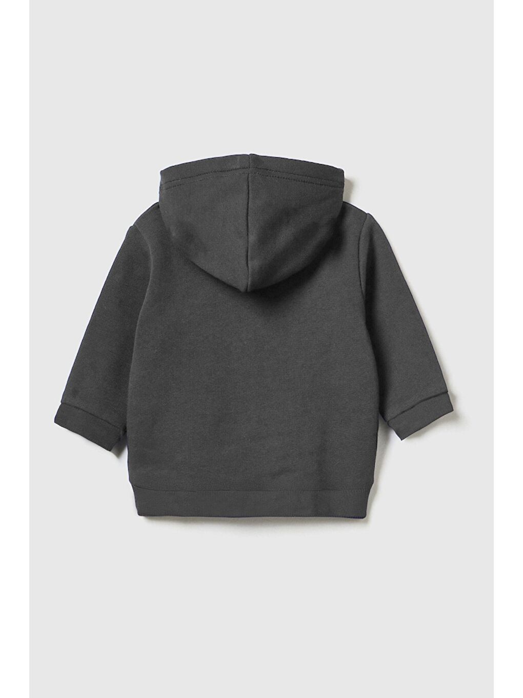 Unisex Çocuk %100 Pamuklu Kedi Nakışlı Kışlık Hırka  -Antrasit (3-4 yaş 8-9 Yaş)-1