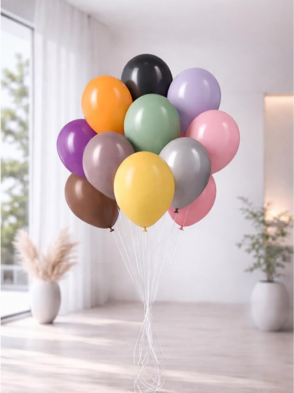 Karışık Renk Lateks Balon – Kalisan Parti Süsleme Balonları 12 inc 100'lü
