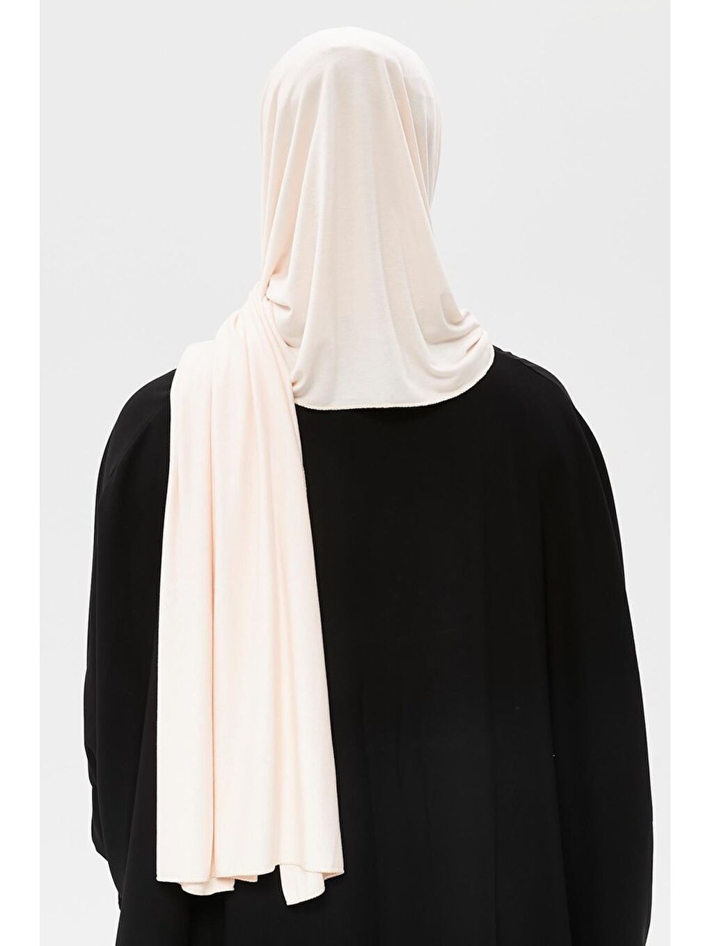 Pembe Tesettür Düz Penye Şal-4