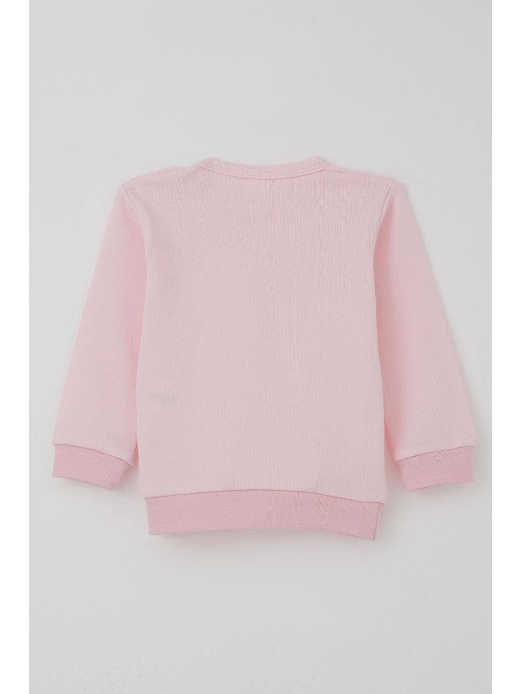 Kız Bebek Pijama Takımı Omuzdan Patlı Sevimli Minik Tavşancık Armalı Pembe (4 Ay-1 Yaş)-3