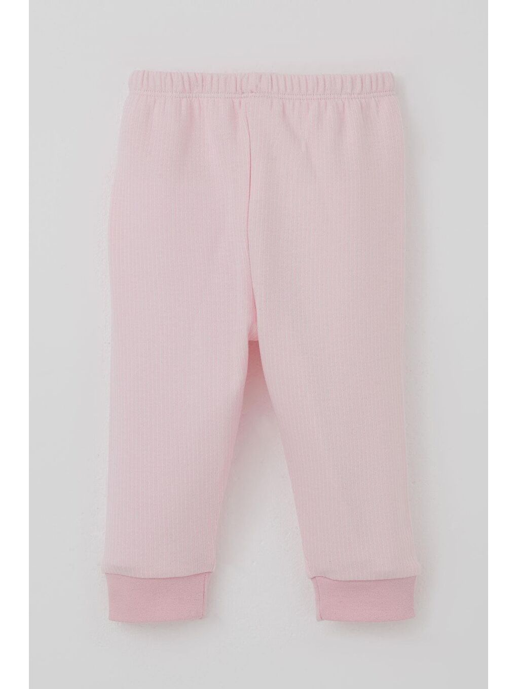 Kız Bebek Pijama Takımı Omuzdan Patlı Sevimli Minik Tavşancık Armalı Pembe (4 Ay-1 Yaş)-4