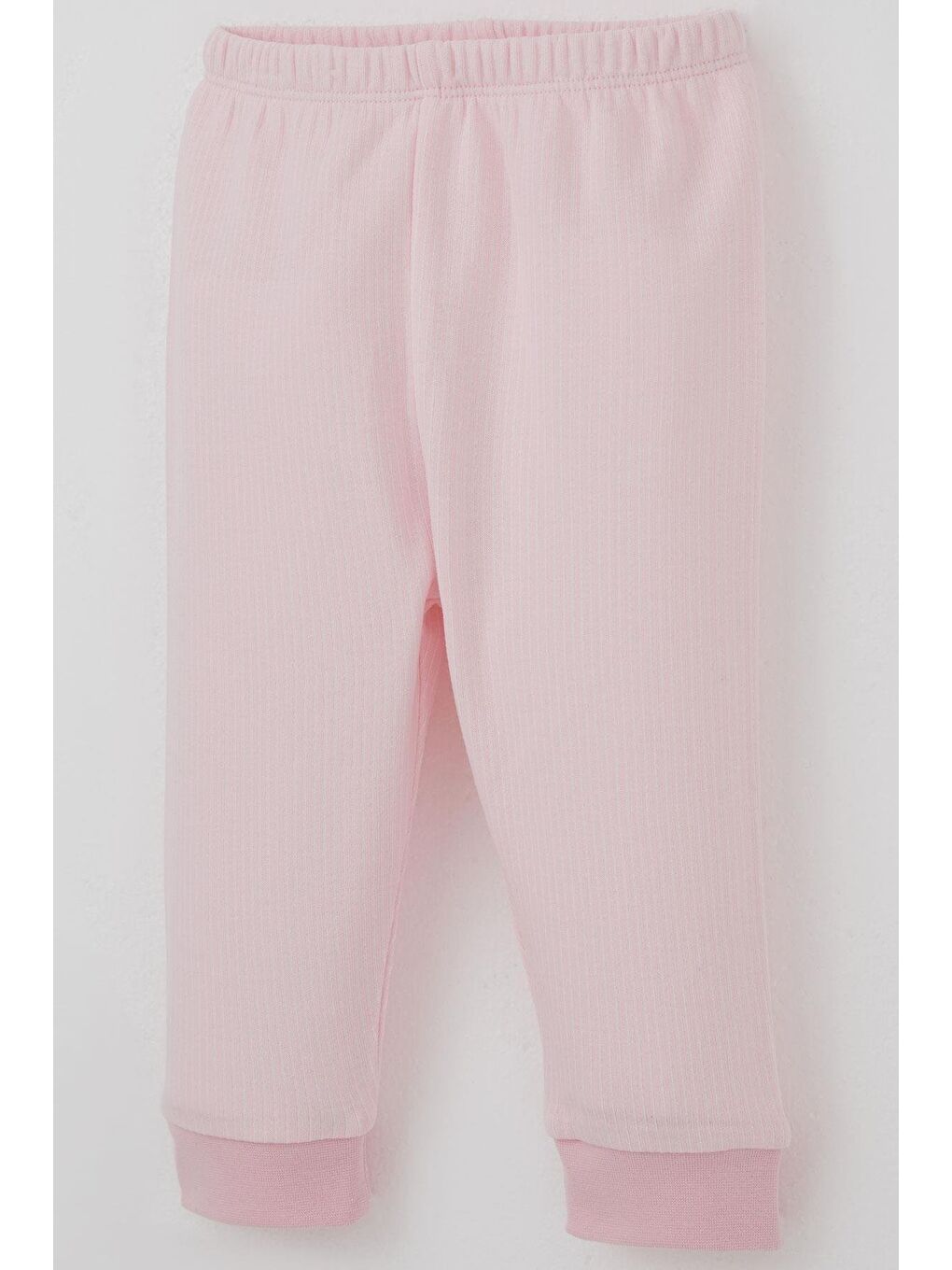 Kız Bebek Pijama Takımı Omuzdan Patlı Sevimli Minik Tavşancık Armalı Pembe (4 Ay-1 Yaş)-6