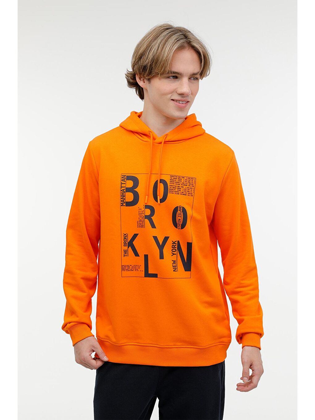 Kinetix Turuncu ML BROOKLYN 17BRKLYN 3PR Turuncu Erkek Sweatshirt