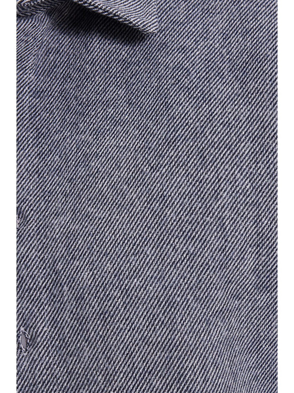 Erkek Slim Fit Dar Kesim Uzun Kollu Düz Kışlık Oduncu Gri Gömlek-3