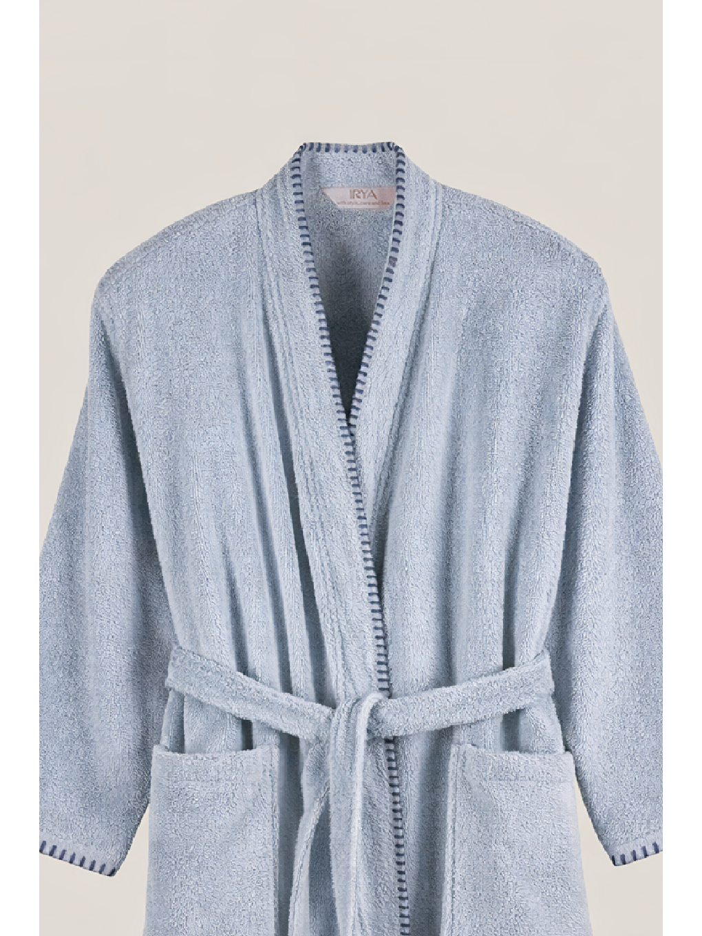 Mavi Shadow %100 Pamuk Kadın Bornoz Misty Blue-1