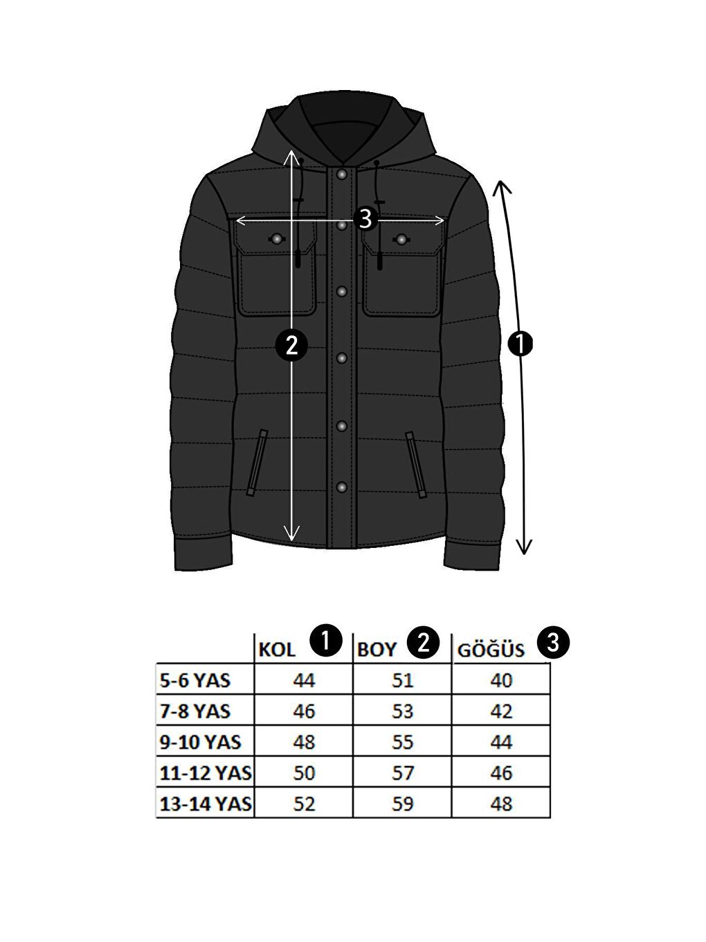 Yeşil Erkek Çocuk Kapüşonlu İki Renkli Mevsimlik Mont-4