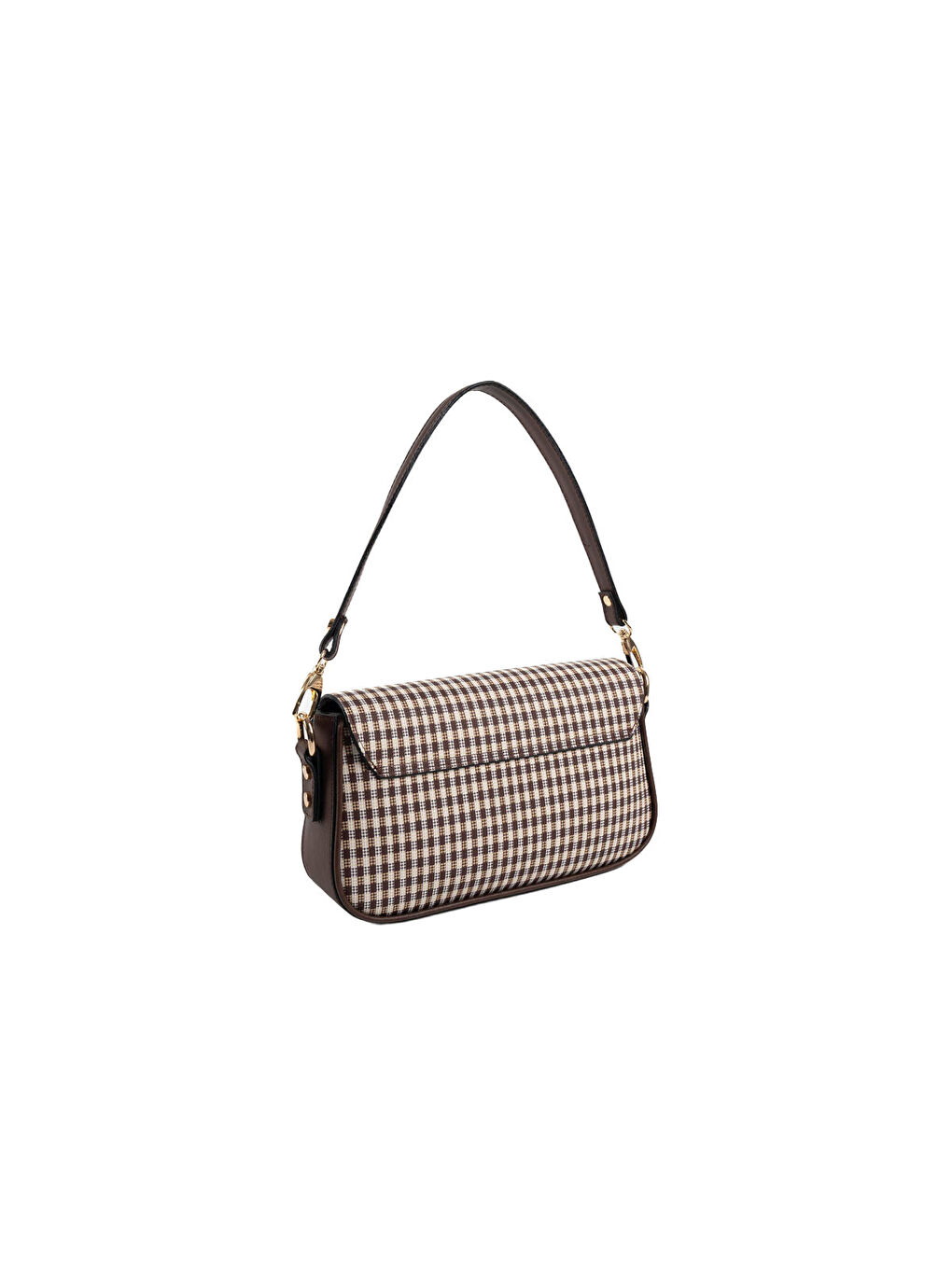 Kahverengi Kadın Çapraz Çanta 1179-47405 SILVER POLO ÇAPRAZ BAYAN ÇANTASI M191 KAHVE SARI-MAT KAHVE-4