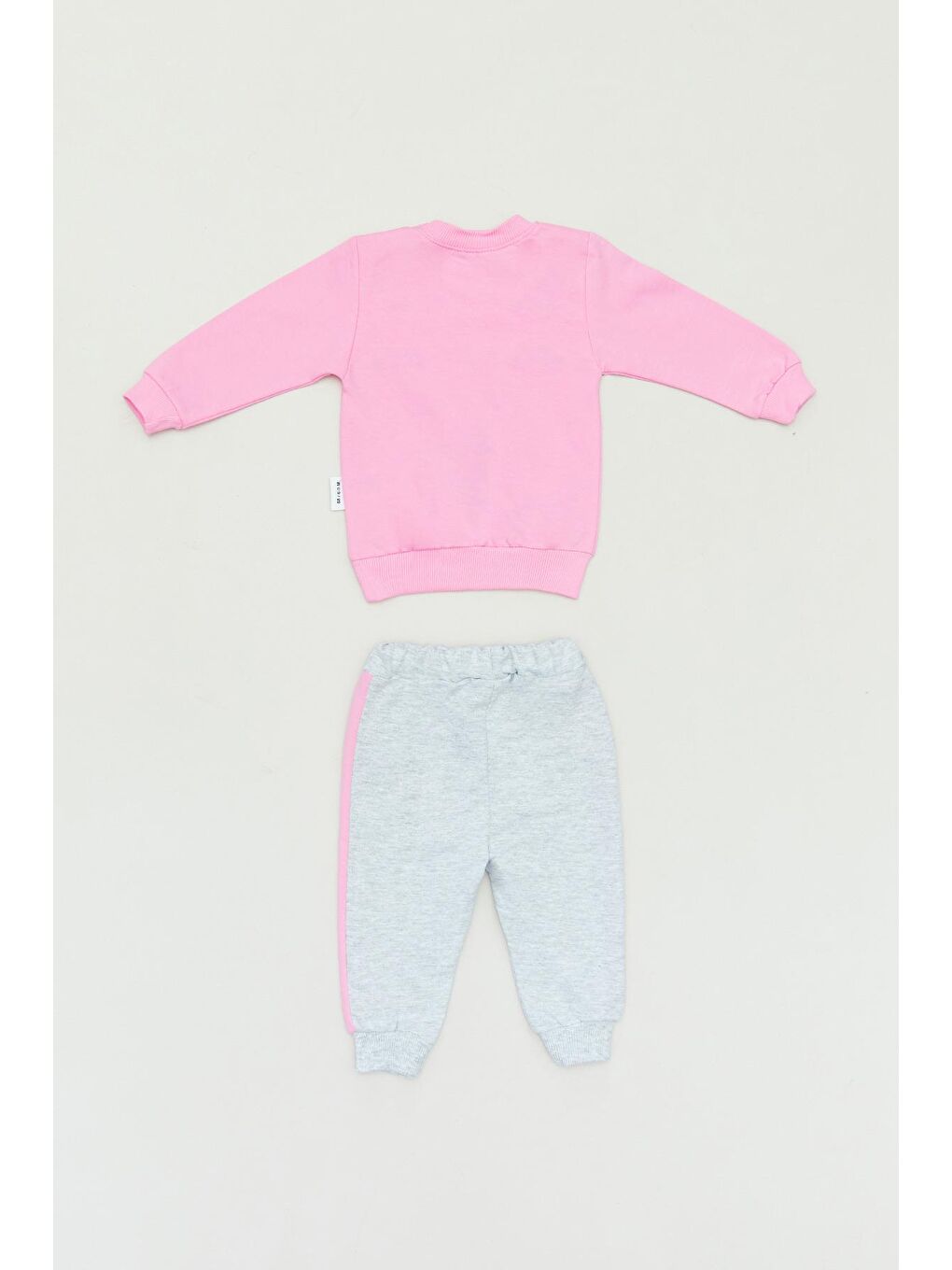 Pembe Tavşan Nakışlı Kız Çocuk Takım-1