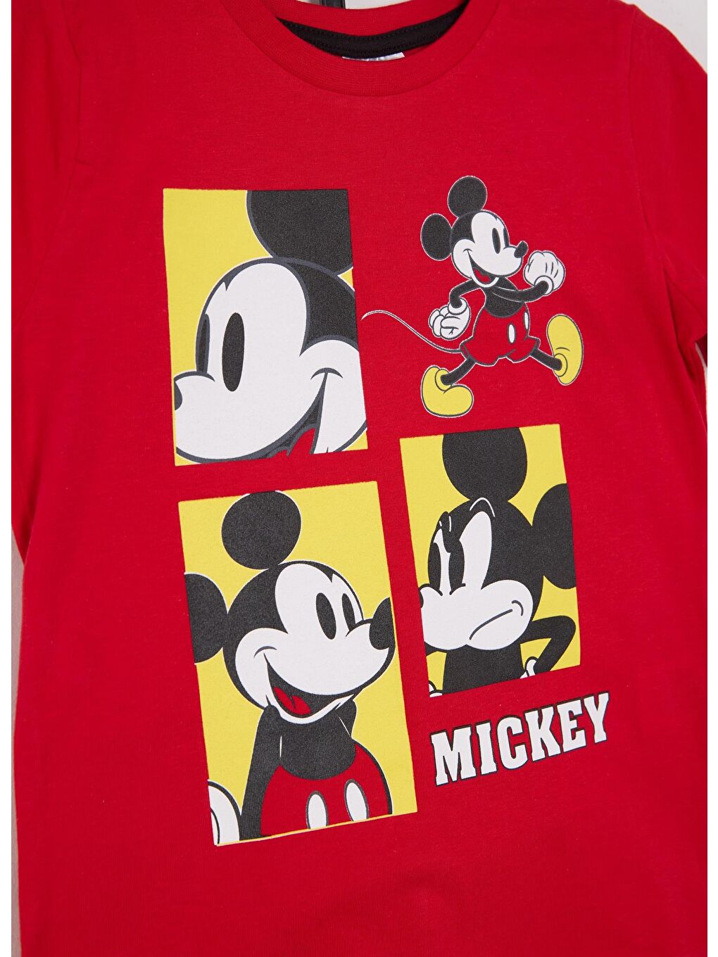 Supermino Kırmızı Mickey Mouse Lisanslı Erkek Çocuk 2'li Takım 21985 - 2