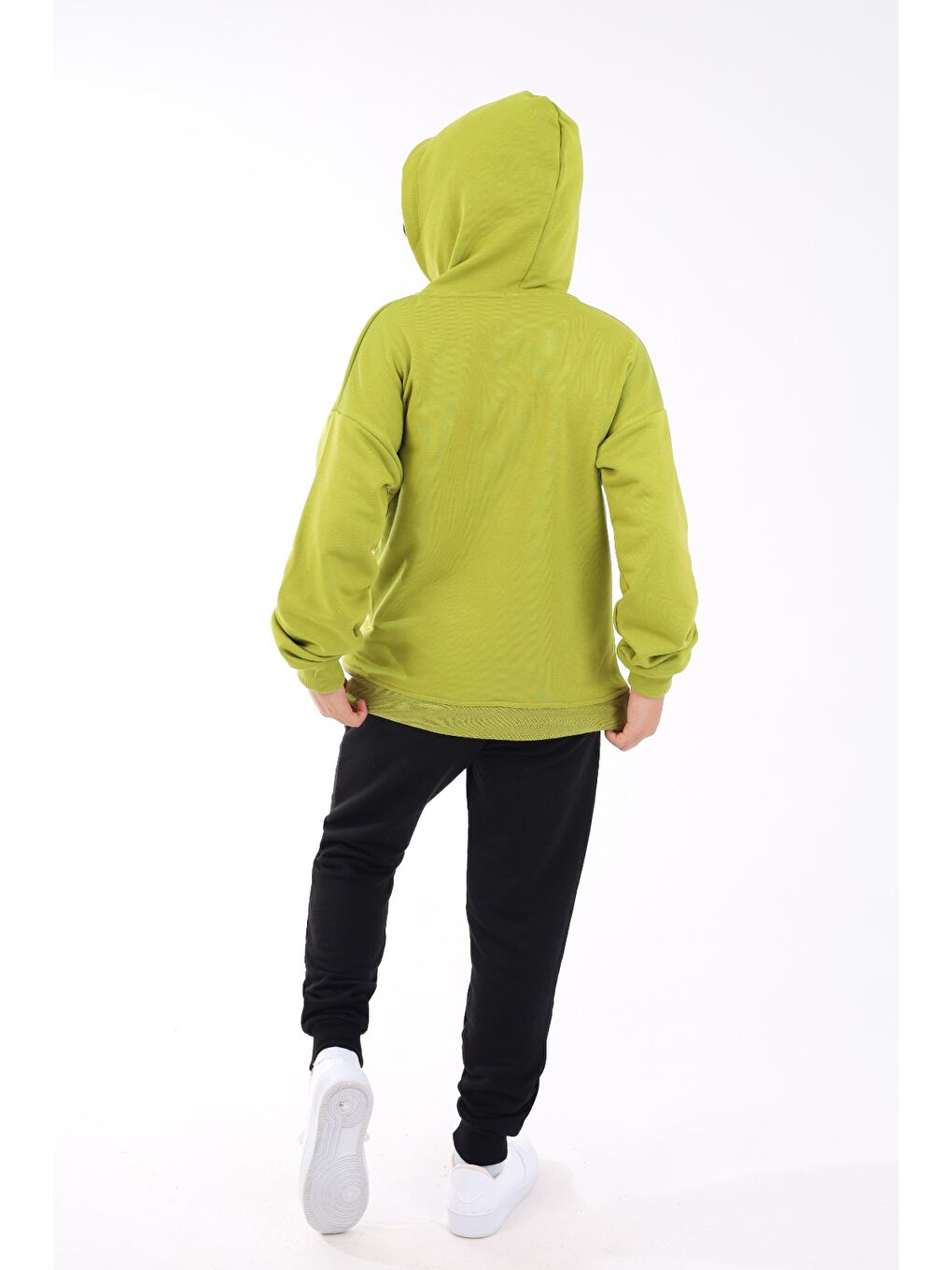 Yeşil Erkek Çocuk Baskılı Eşofman Takım-1