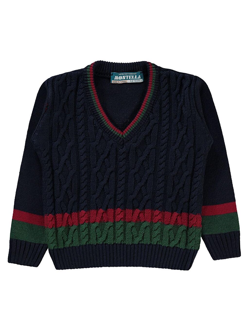 Erkek Çocuk Triko Kazak 1-5 Yaş Lacivert