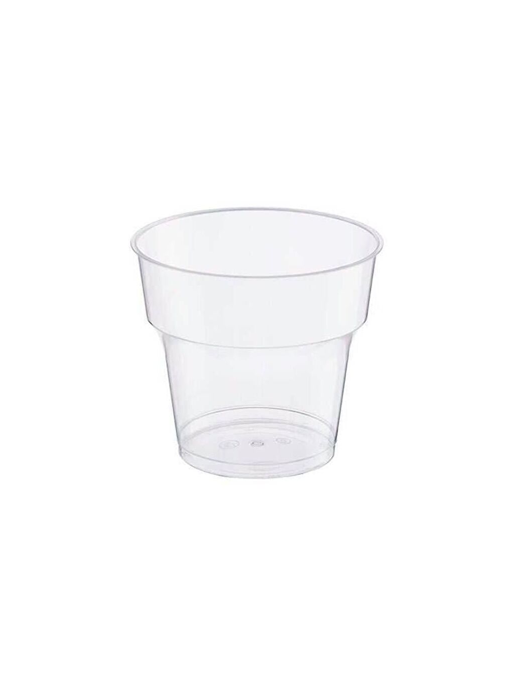 Renksiz Kristal Plastik Bardak Meşrubat Bardağı Şeffaf 25'li-1