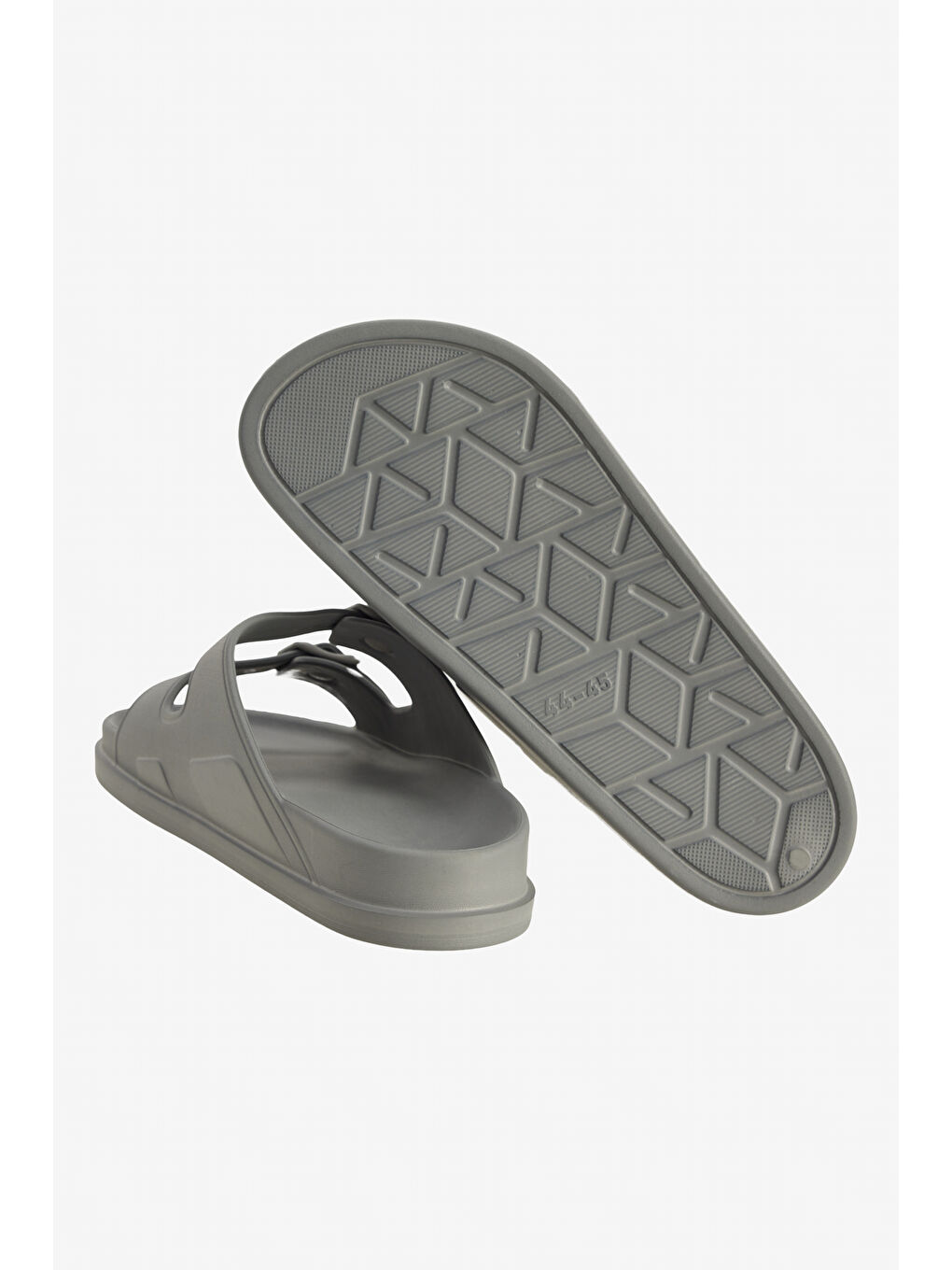 Erkek Gri Desensiz Terlik-3