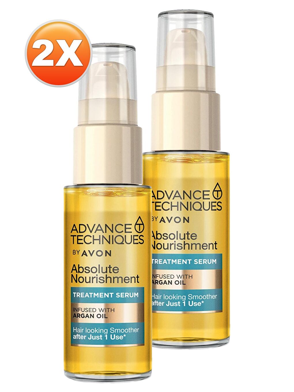 AVON Advance Techniques Argan Yağı Içeren Besleyici Saç Serumu 30 Ml. İkili Set - 1